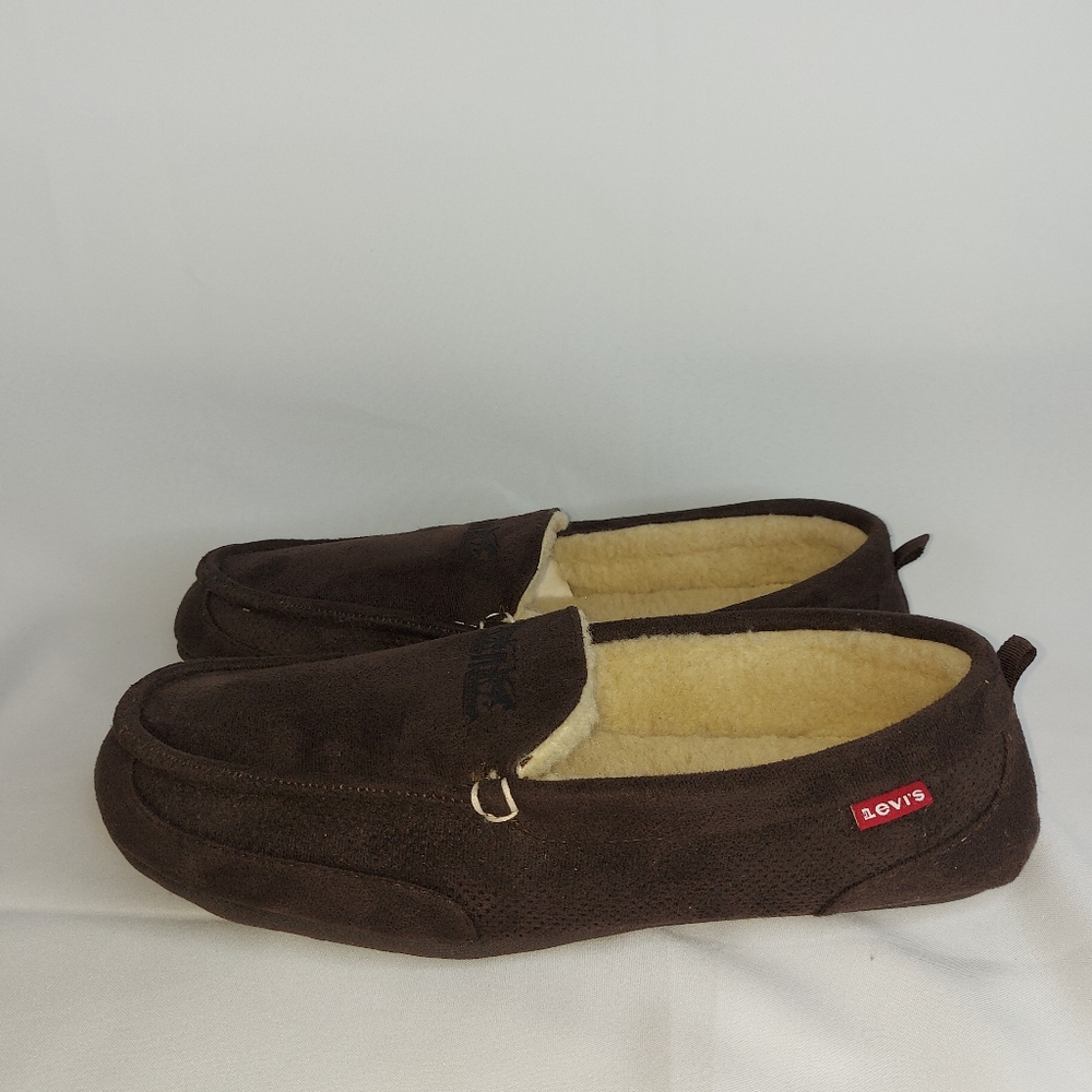 Levi's  size 13 color brown slippers - Picture 3 of 14